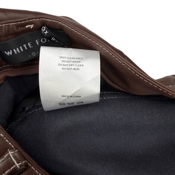 NWT WHITE FOX Truth Be Told Pants In Chocolate Brown Size Small - Picture 7 of 8